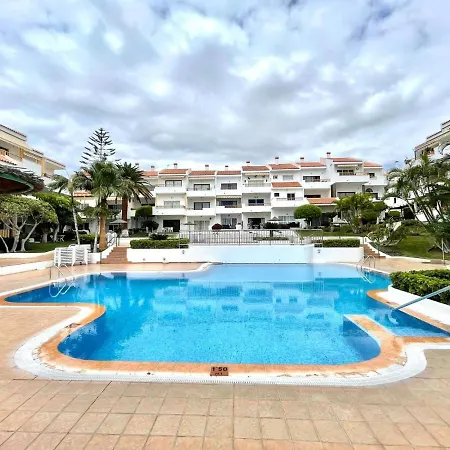 Apartamento Con Piscina Compartida, Wifi, Cerca Playa In Tenerife Sur * Los Cristianos