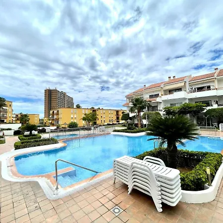 Apartamento Con Piscina Compartida, Wifi, Cerca Playa In Tenerife Sur Apartman *