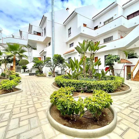 Apartamento Con Piscina Compartida, Wifi, Cerca Playa In Tenerife Sur Los Cristianos
